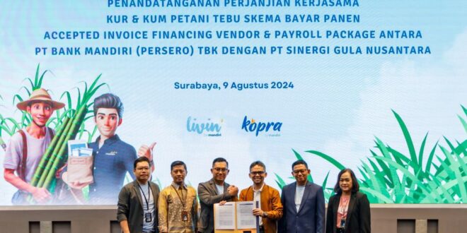 Perluas Ekosistem Pertanian, Bank Mandiri Sediakan Solusi Finansial ke Petani Tebu