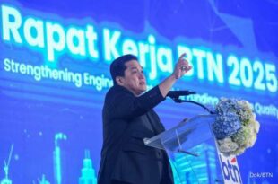 Menteri BUMN, Erick Thohir Dorong BTN Jadi Bank Raksasa