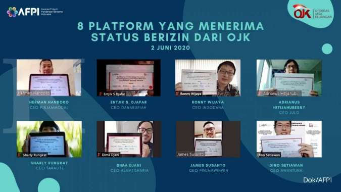 Lebih dari 1.200 Pemegang Saham, Komisaris dan Direksi Fintech P2P Lending Peroleh Sertifikasi dari AFPI