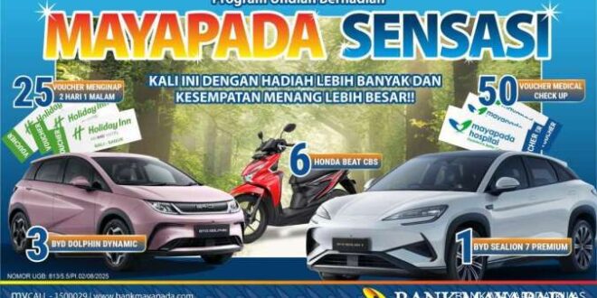 Apresiasi Nasabah, Bank Mayapada (MAYA) Kembali Hadirkan Undian Mayapada Sensasi